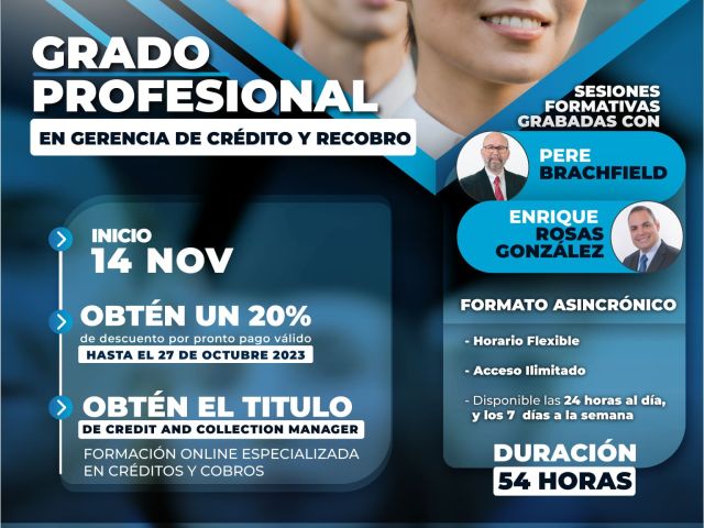 Grado Profesional en Gerencia de Crédito y Recobro